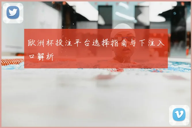 欧洲杯投注平台选择指南与下注入口解析