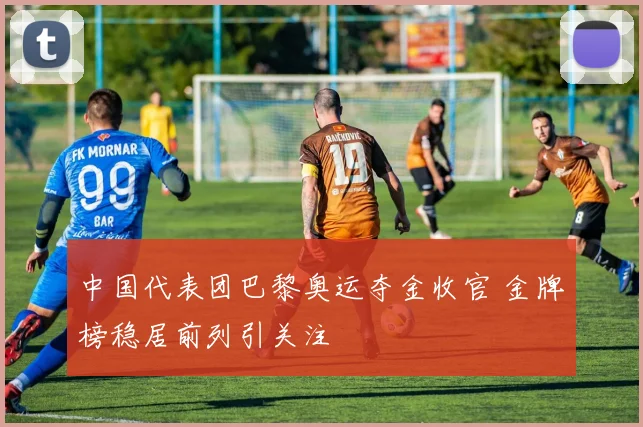 中国代表团巴黎奥运夺金收官 金牌榜稳居前列引关注