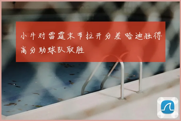 小牛对雷霆末节拉开分差 哈迪独得高分助球队取胜